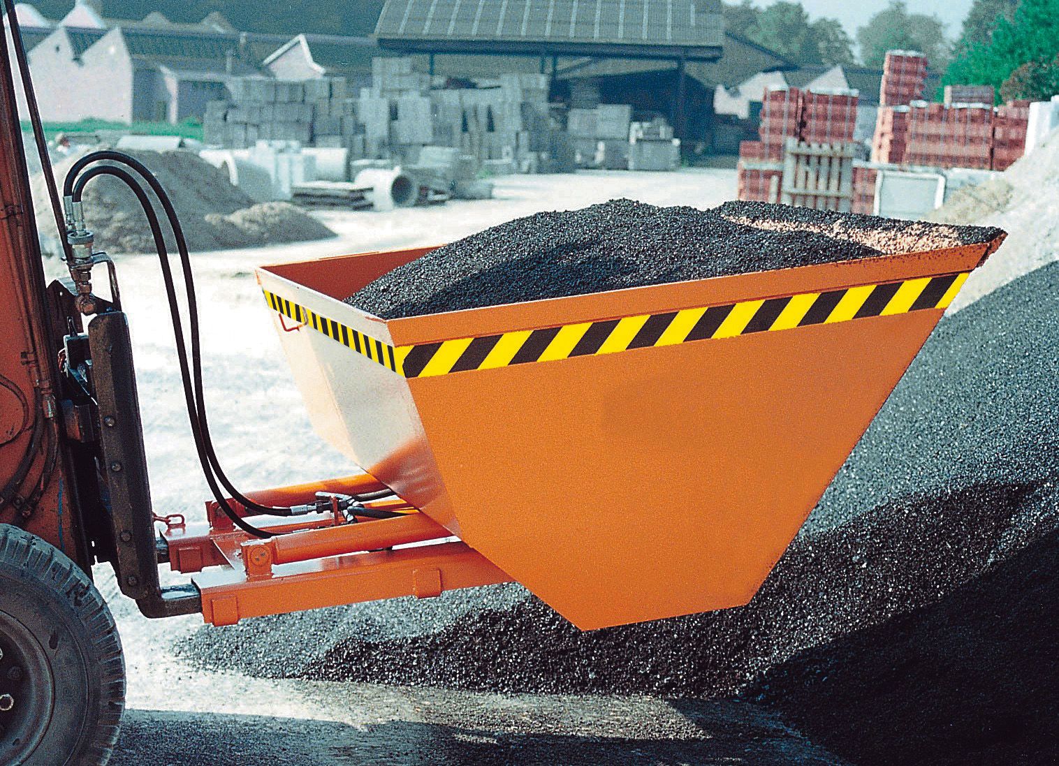 Schaufel Typ BSI lackiert in RAL5012 BAUER Südlohn Schaufel Typ HVR