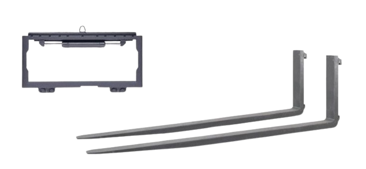 Seitenschieber FEM2 1040 mm breit + Gabelzinken 100x40x1200 mm FEM 2 A im günstigen Spar-Set!