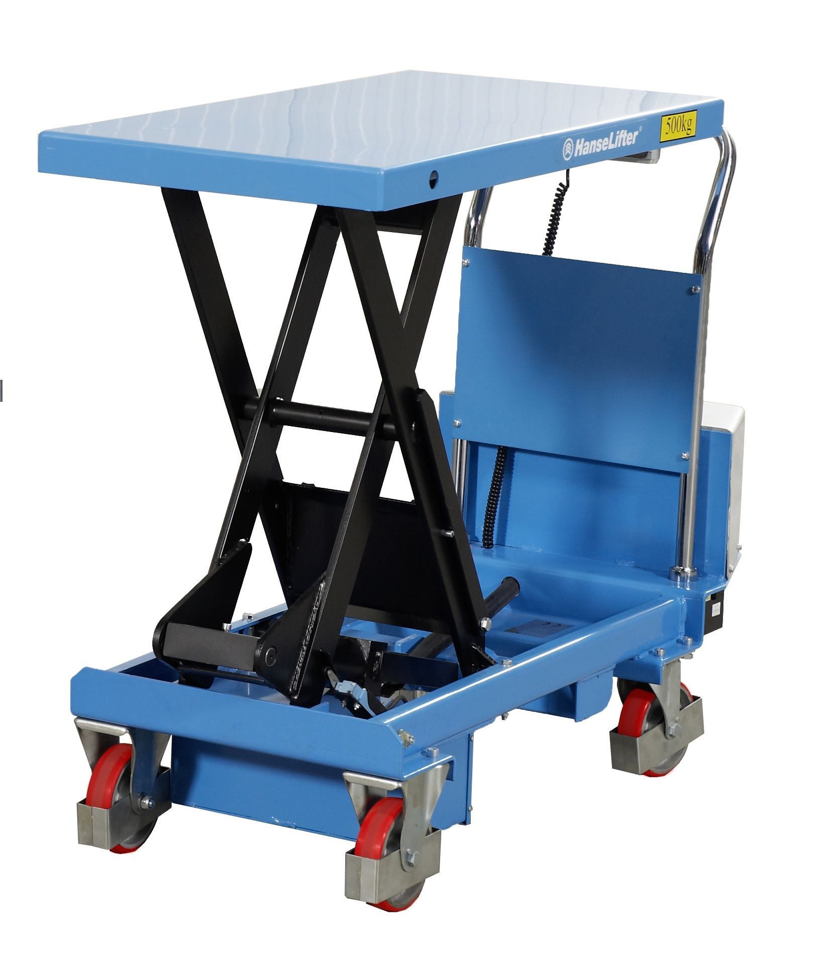 elektrische Scherenhubtischwagen Typ E-TF 50 oben Elektrischer Scherenhubtischwagen Typ E-TF