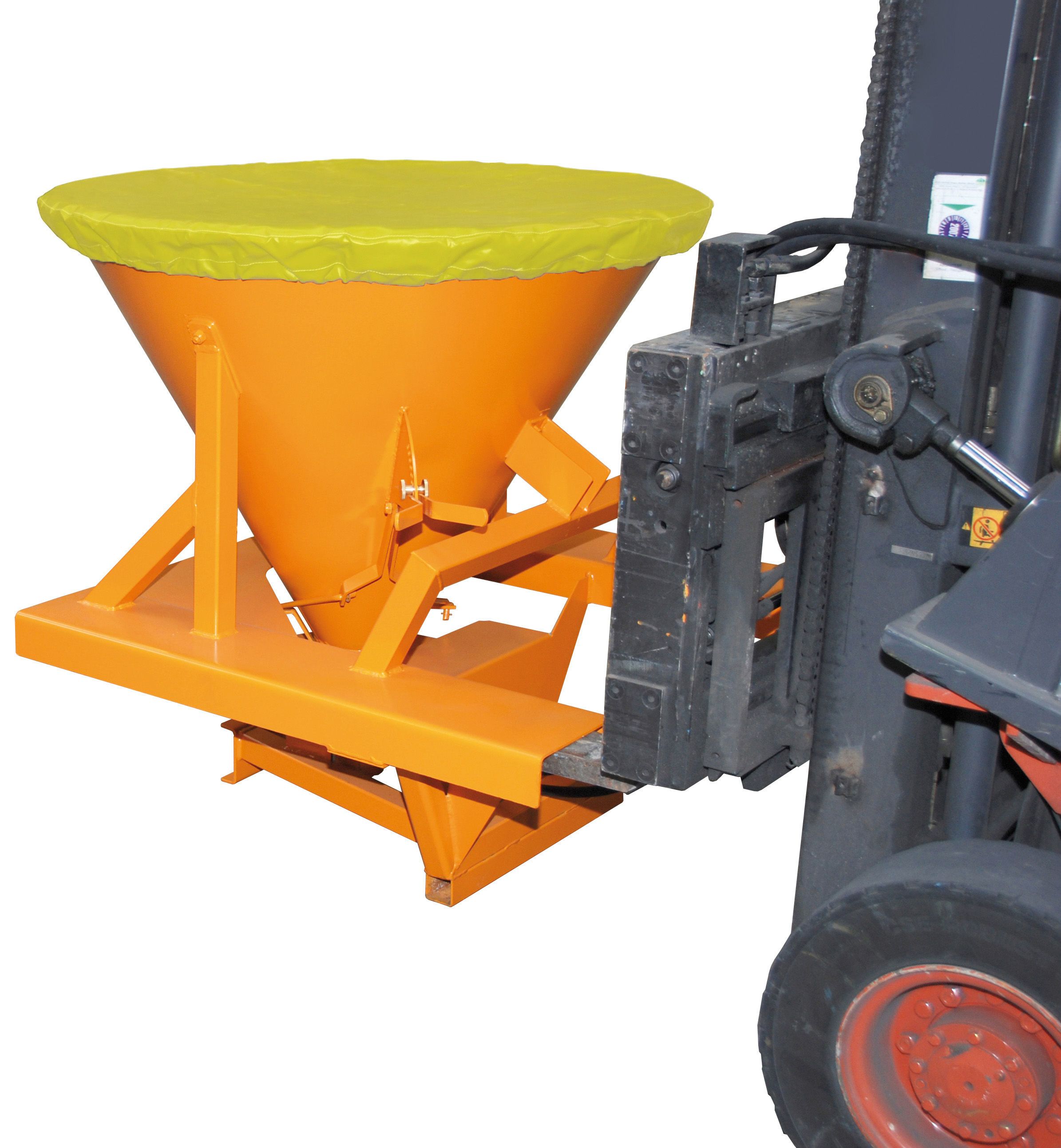 Passgenaue Abdeckplane für Streugerät