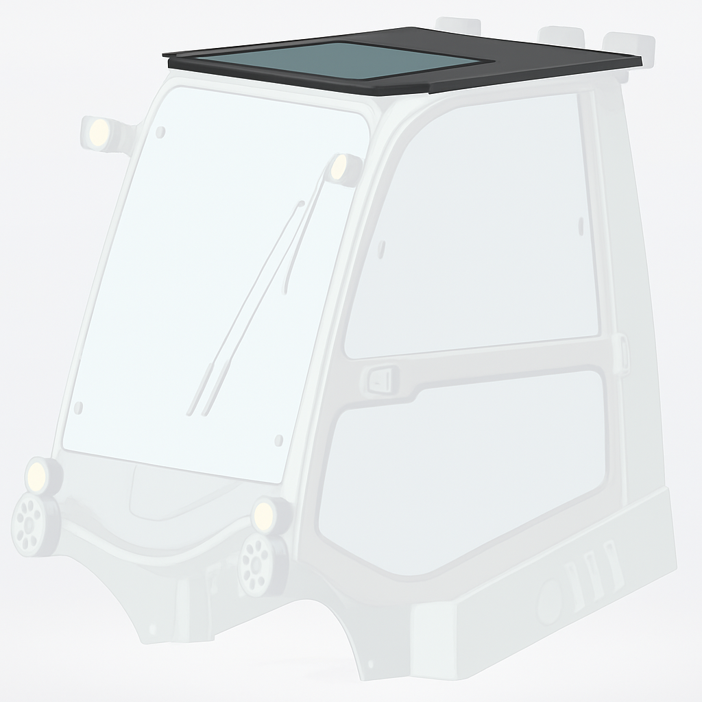 Dachscheibe für Gabelstapler von Toyota