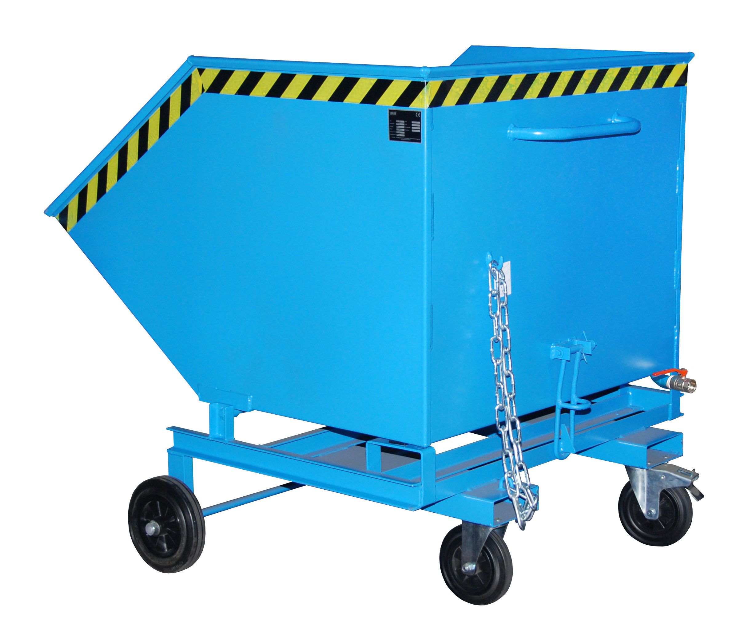 Späne-Kastenwagen Typ SKW-ET 1000-RAL 5012 Späne-Kastenwagen Typ SKW-ET 1000-RAL 5012