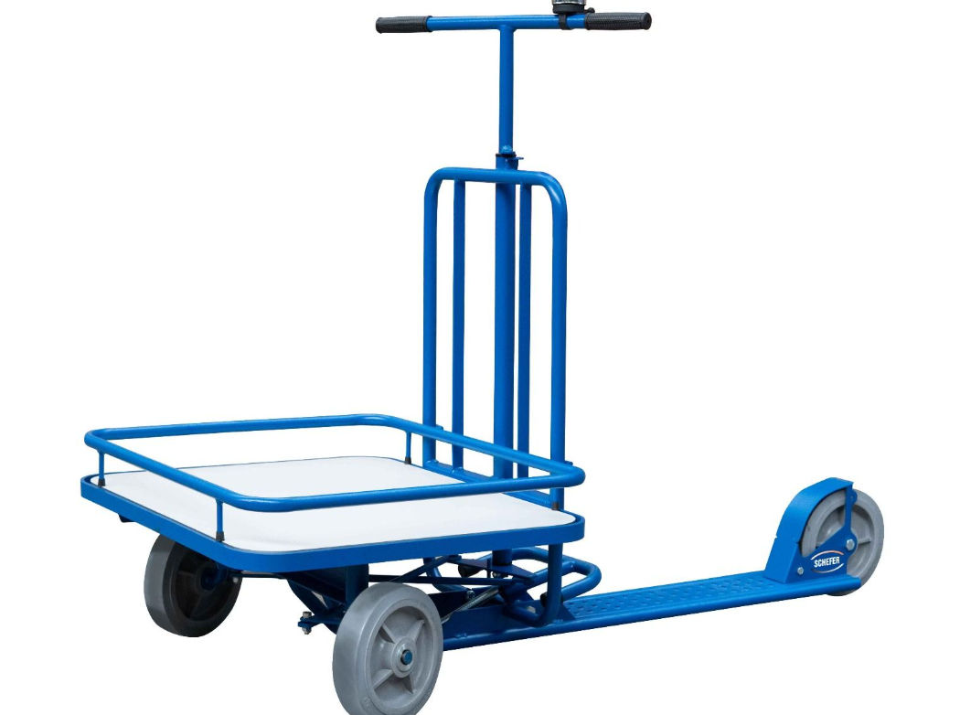 Ladefläche des Lastenrollers LR von Schefer für Transportaufgaben