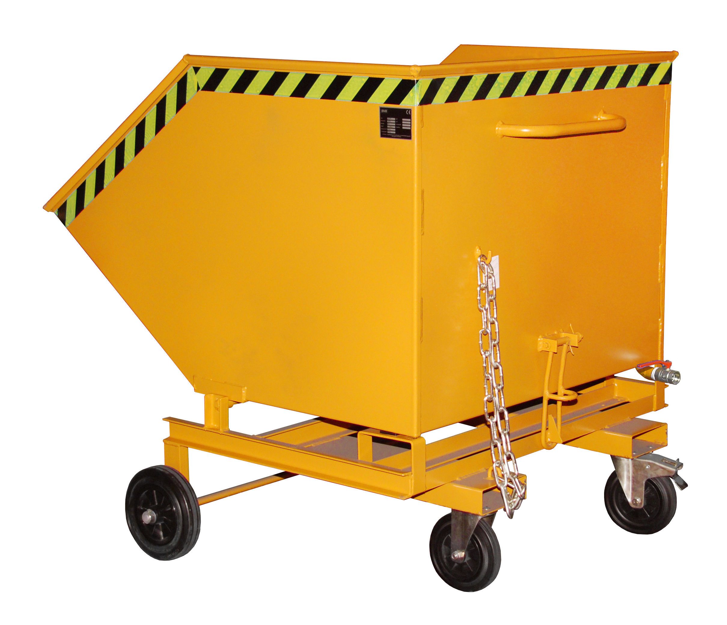 Späne-Kastenwagen Typ SKW-ET 1000-RAL 2000 Späne-Kastenwagen Typ SKW-ET 1000-RAL 2000