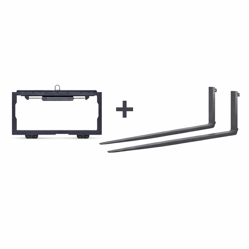 Seitenschieber FEM2 1040 mm breit + Gabelzinken 100x40x1200 mm FEM 2 A im günstigen Spar-Set!