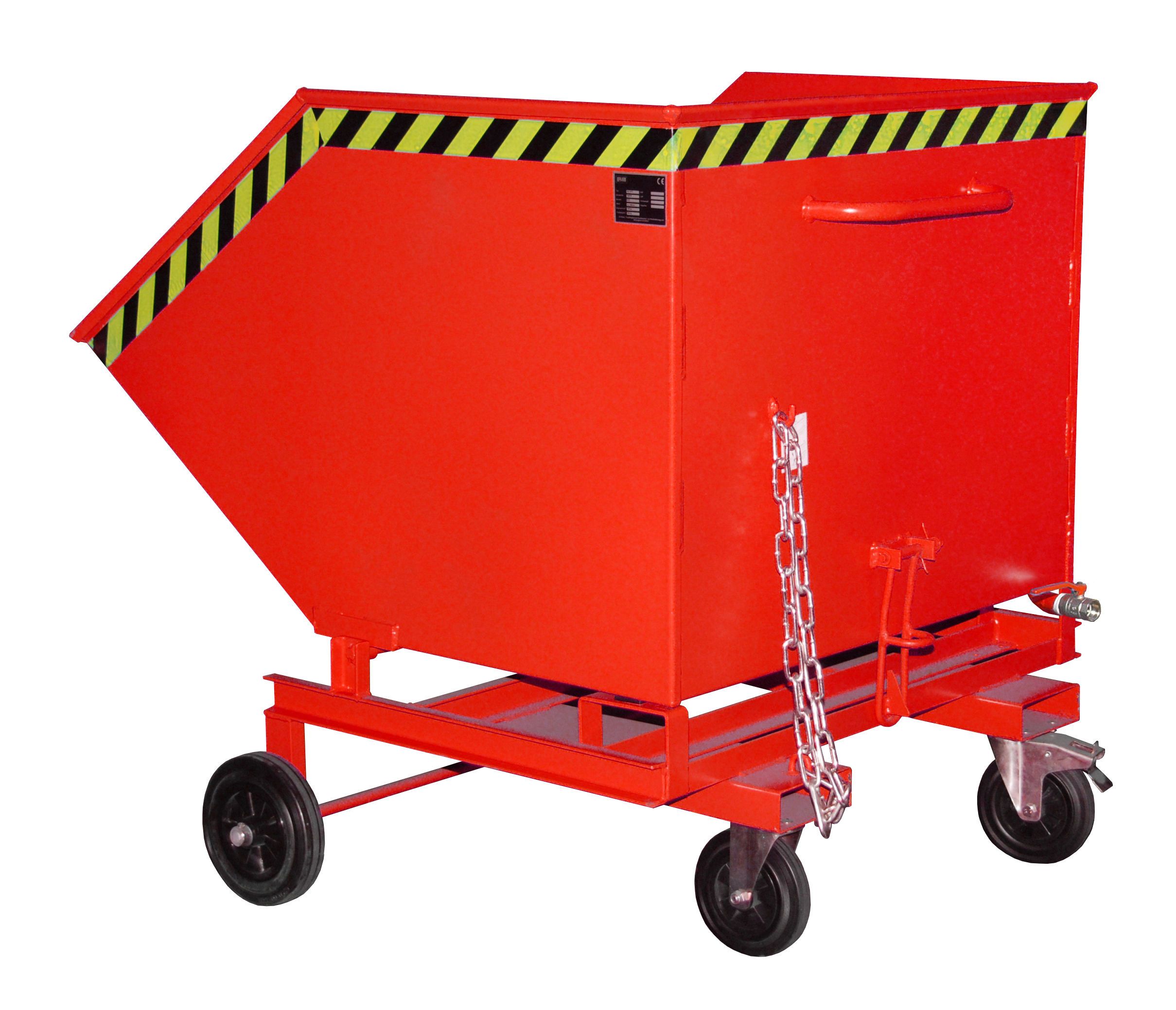 Späne-Kastenwagen Typ SKW-ET 1000-RAL 3000 Späne-Kastenwagen Typ SKW-ET 1000-RAL 3000