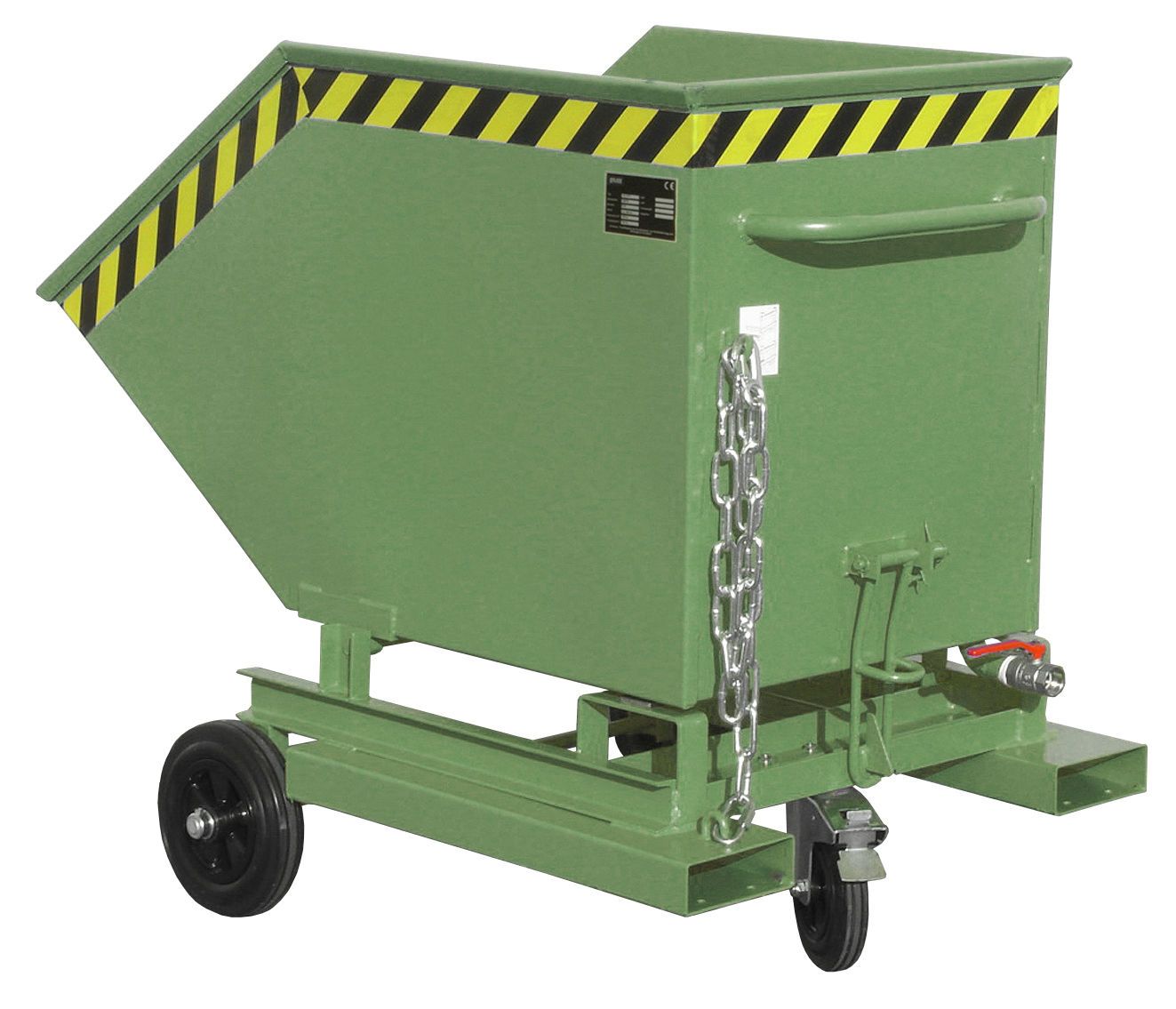 Späne-Kastenwagen Typ SKW-ET 400-RAL 6011 Späne-Kastenwagen Typ SKW-ET 400-RAL 6011
