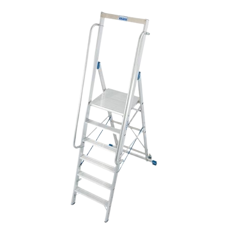 Stabilo Stufen-Stehleiter mit großer Standplattform 4 Stufen