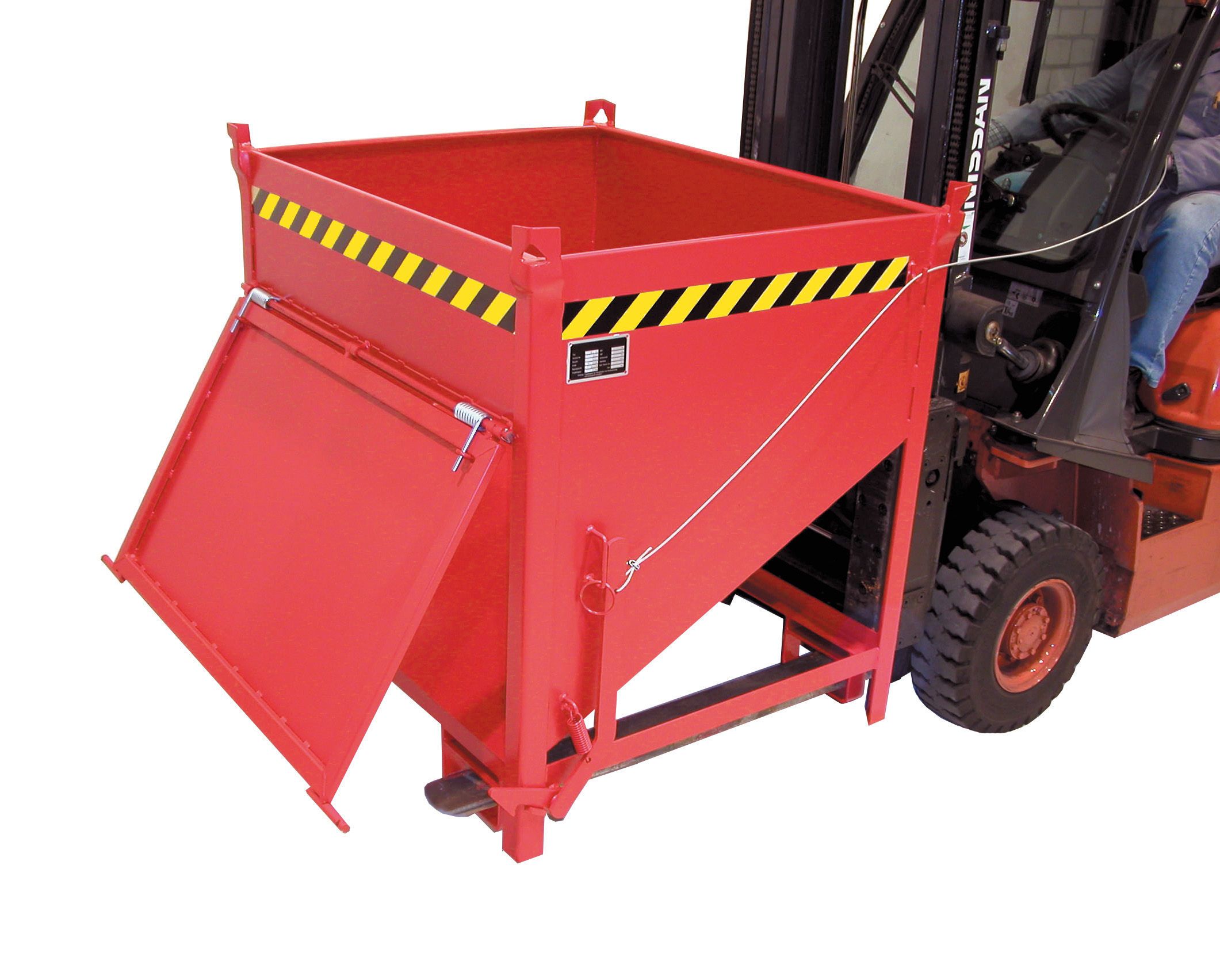 Silobehälter Typ SGK lackiert in RAL3000 BAUER Südlohn Silobehälter Typ SGK/SGS