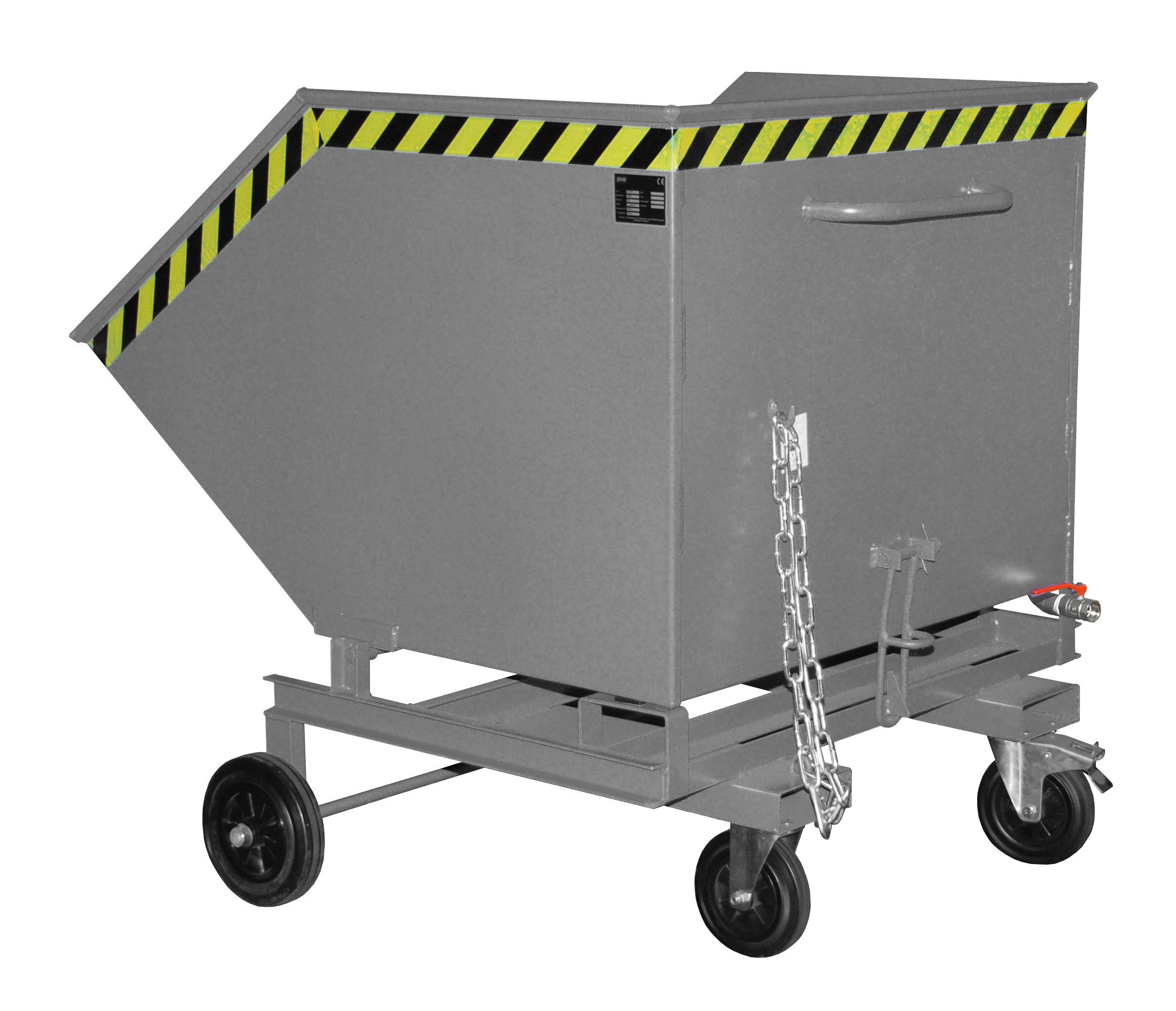 Späne-Kastenwagen Typ SKW-ET 1000-RAL 7005 Späne-Kastenwagen Typ SKW-ET 1000-RAL 7005