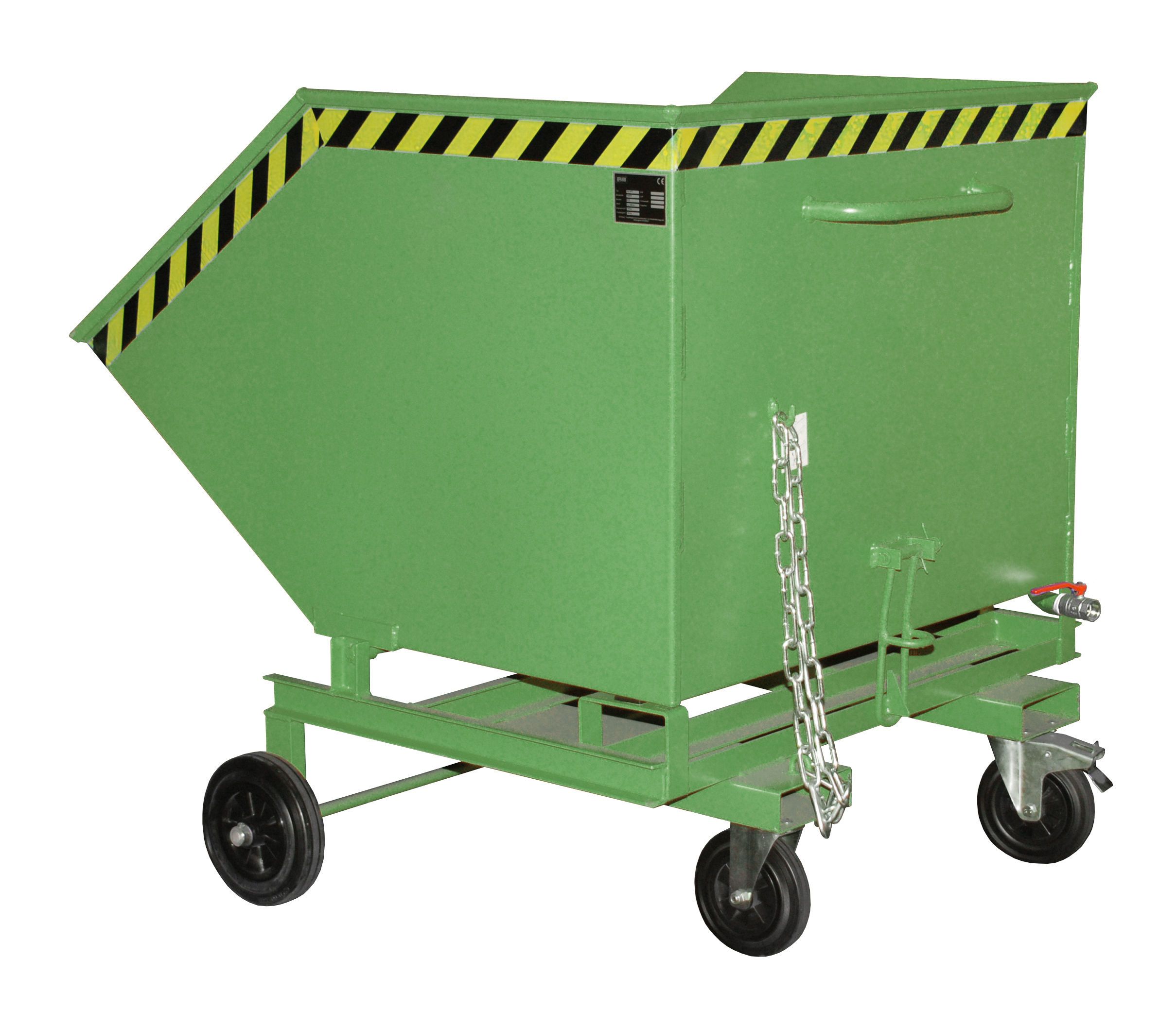 Späne-Kastenwagen Typ SKW-ET 1000-RAL 6011 Späne-Kastenwagen Typ SKW-ET 1000-RAL 6011