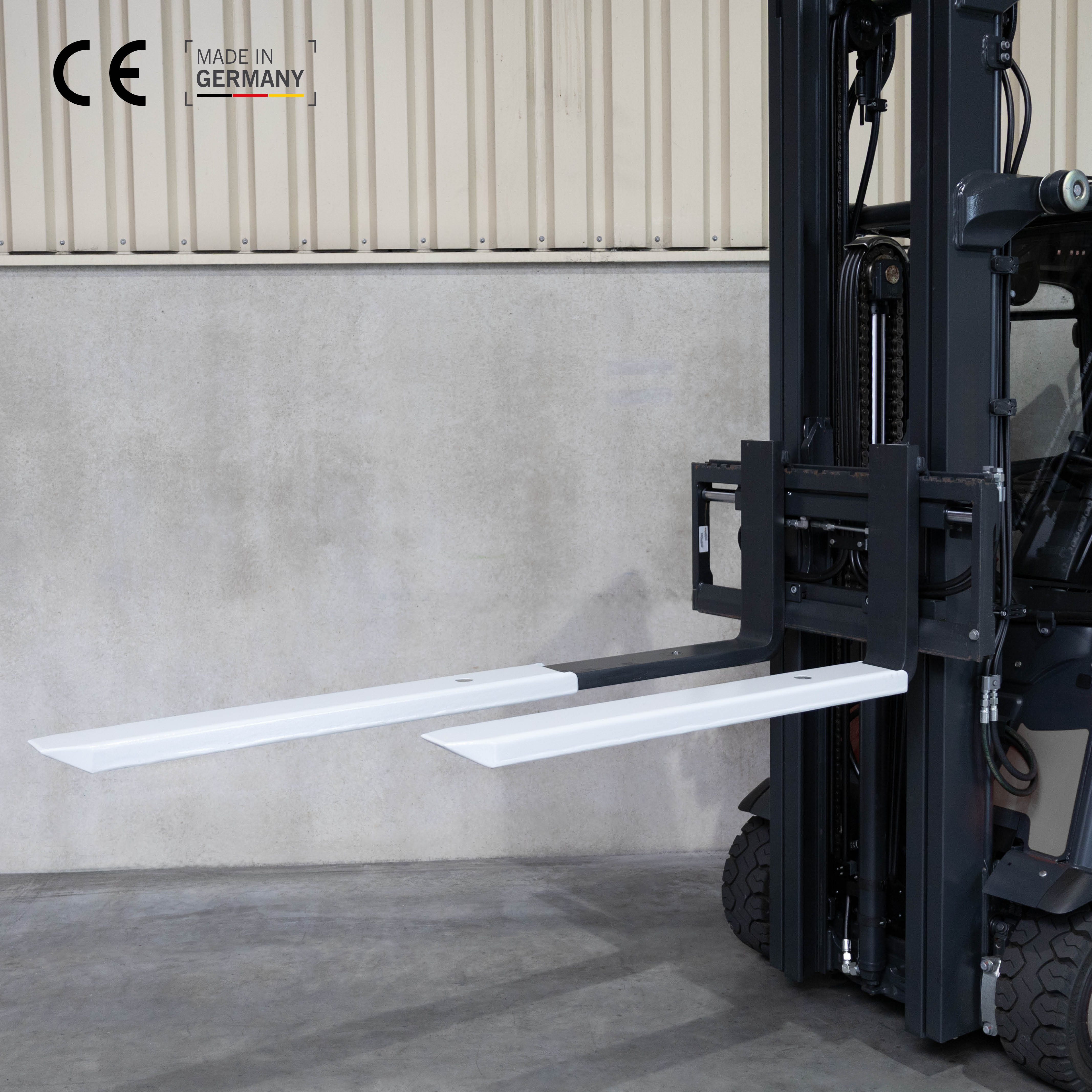 Teleskopmechanismus der ManuTel G2 Gabelzinken zur Längenverstellung