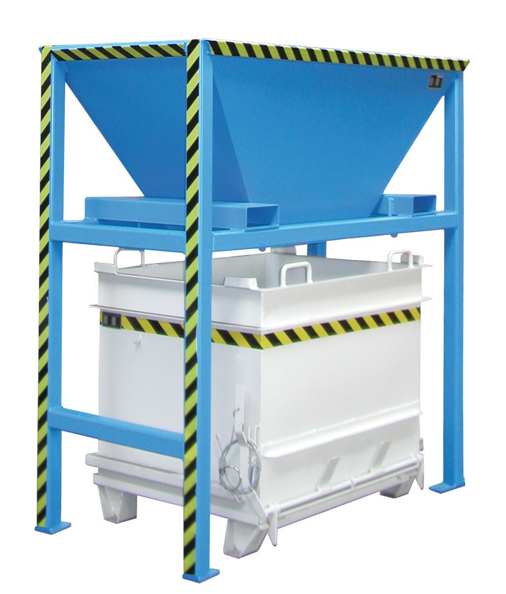 BAUER Südlohn Befülltrichter Typ BTS-RAL 5012 BAUER Südlohn Befülltrichter Typ BTS-RAL 5012