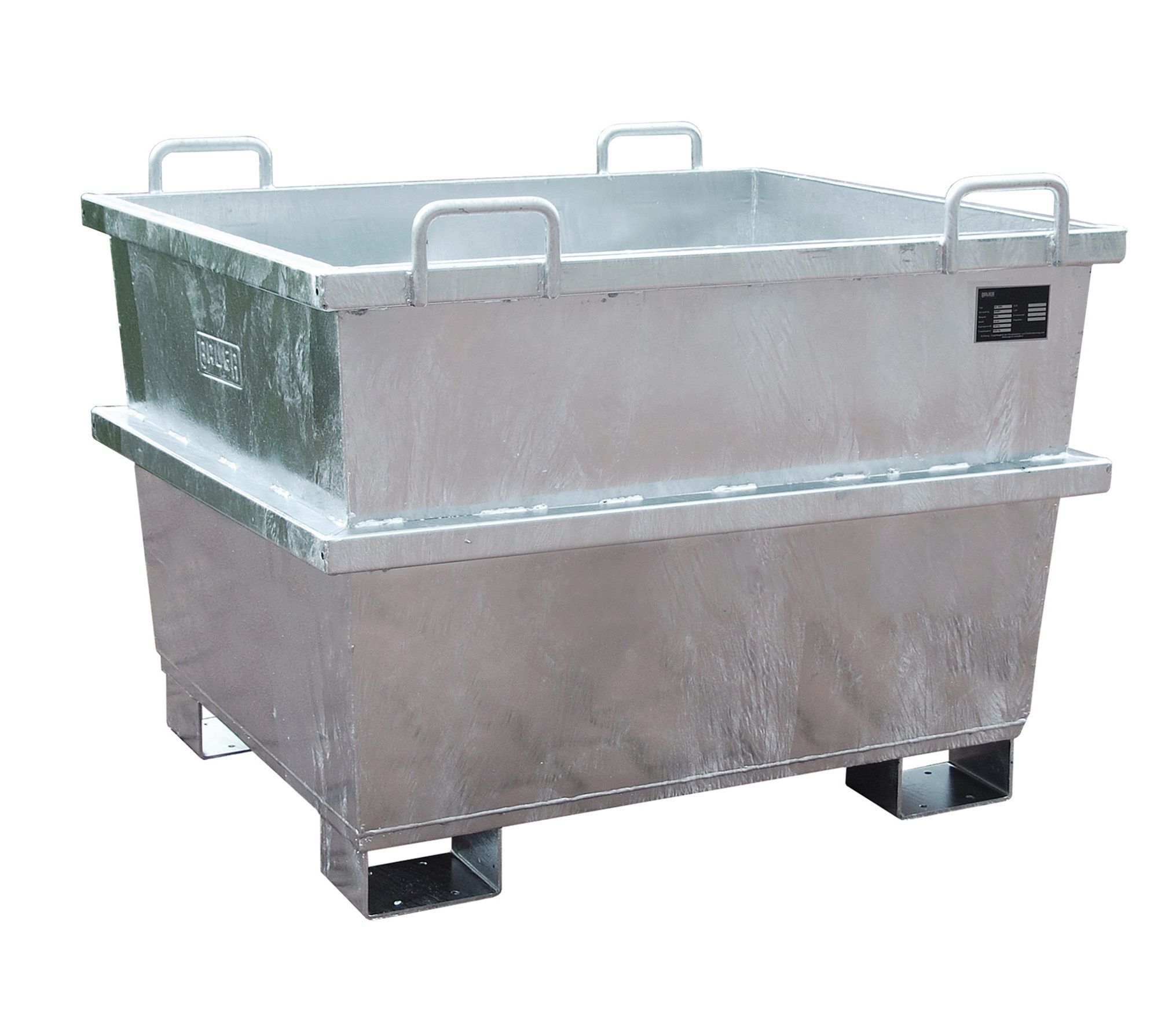 BAUER Südlohn Universal-Container Typ UC 750-verzinkt BAUER Südlohn Universal-Container Typ UC 750-verzinkt