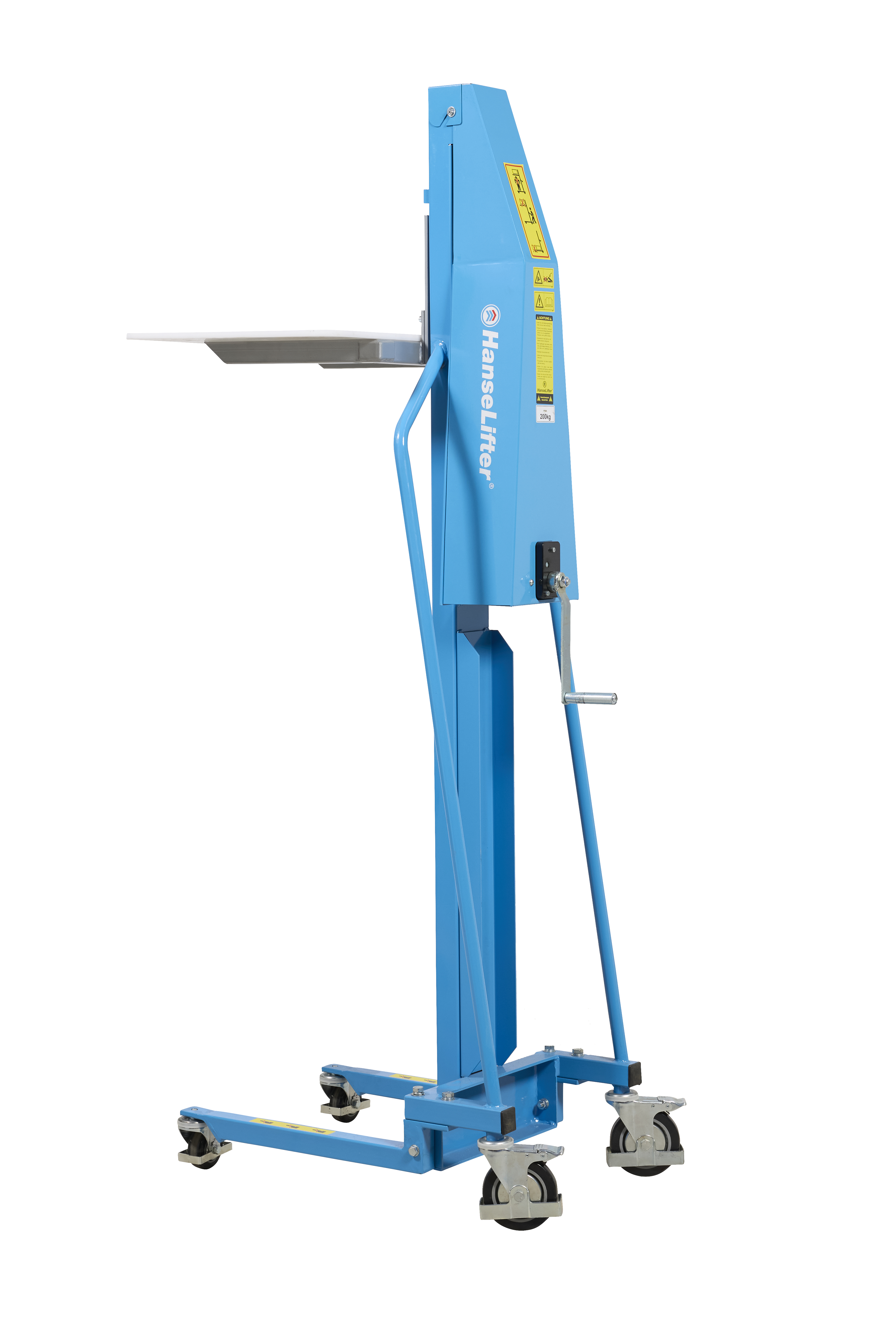 Manueller Hochhubwagen mit Handwinde Minilift Typ MES200-15