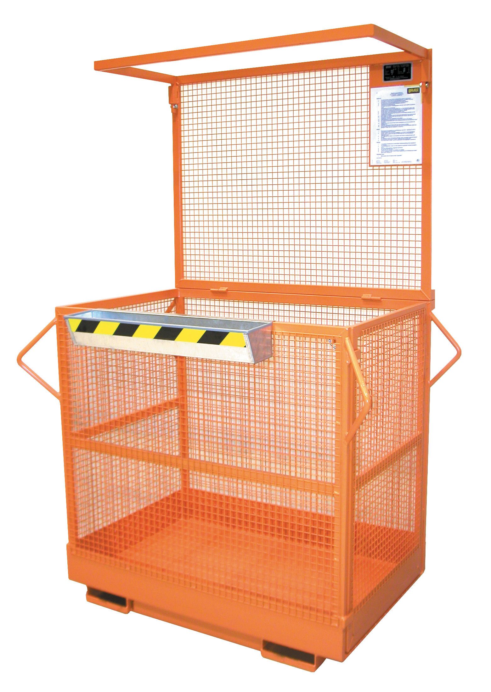 Arbeitsbühne Typ MB-CH-lackiert in RAL2000