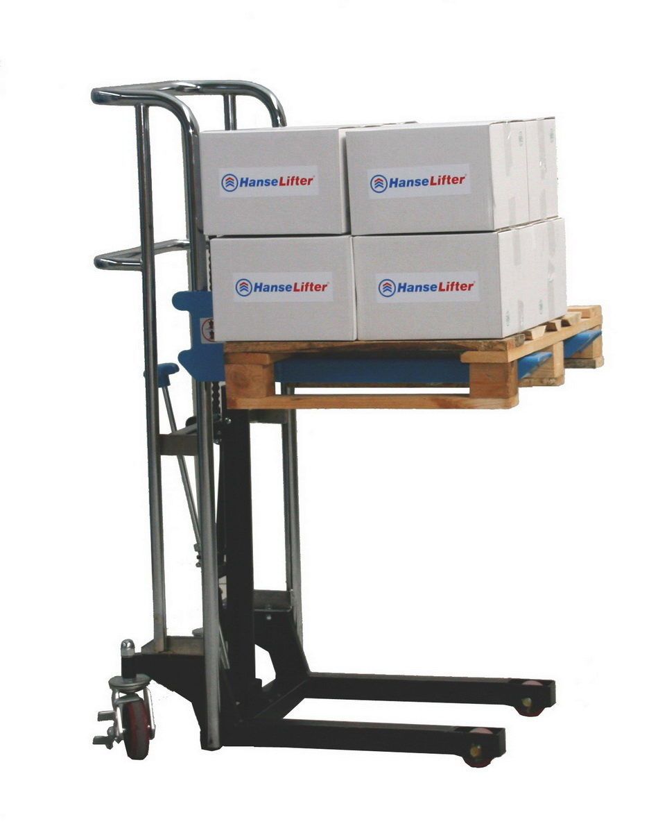 manueller Mitnahme-Plattform-Hochhubwagen Typ PS0415 mit Palette Manueller Plattformhochhubwagen Typ PS0415