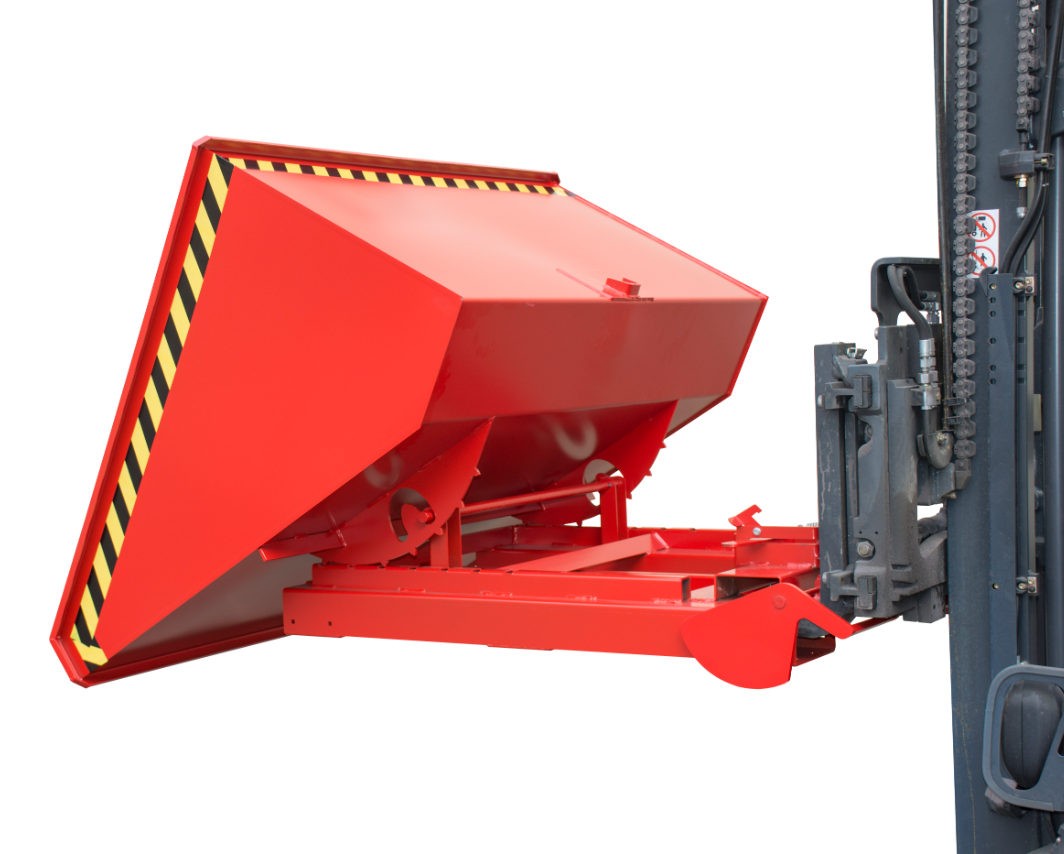 Späne-Kippbehälter S4A mit automatischer Auslösung