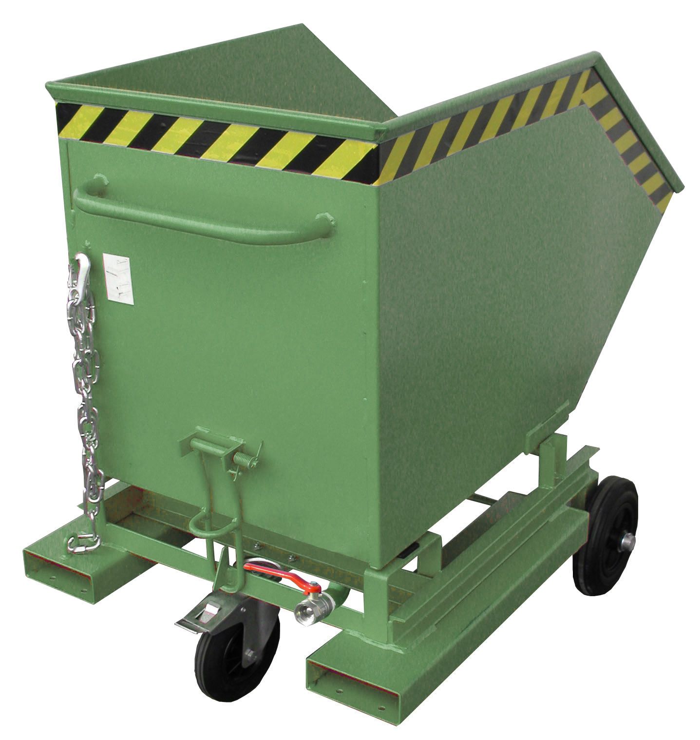 Späne-Kastenwagen Typ SKW-ET 250-RAL 6011 Späne-Kastenwagen Typ SKW-ET 250-RAL 6011